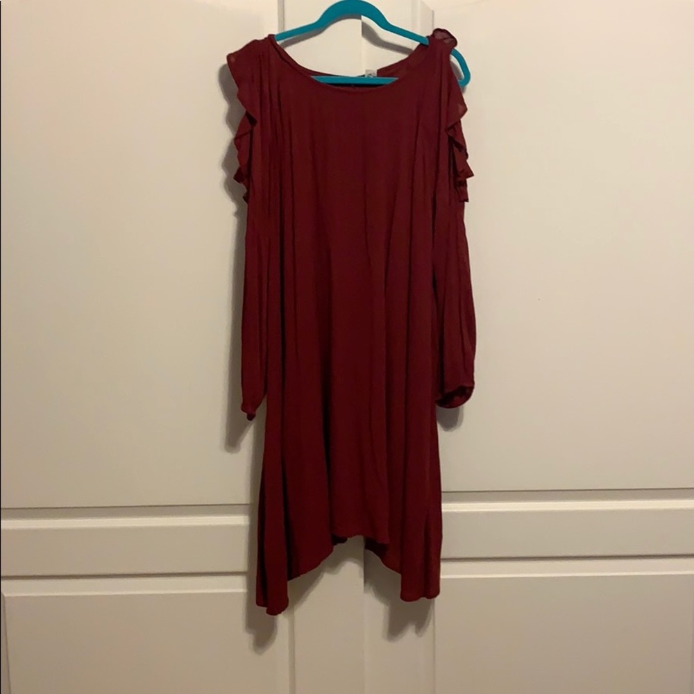 Old Navy burgundy dress